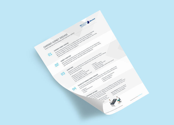 Chronic Kidney Disease Overview & Treatment Options Pamphlet