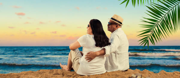 Couple on beach